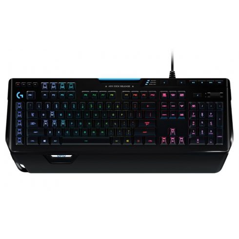 Logitech gaming tipkovnica G910 Orion Spectrum/ LIGHTSYNC RGB/ mehanička/ ROMER-G/ USB/ US raspored/ Carbon