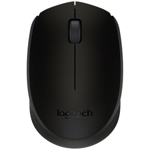 Logitech miš B170/ bežični/ 3 tipke/ 1000dpi/ USB/ crni