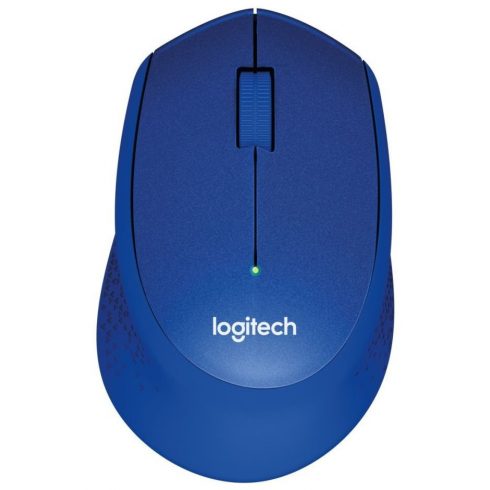 Logitech miš M330 Silent Plus/ bežični/ 3 gumba/ 1000dpi/ USB/ plavi