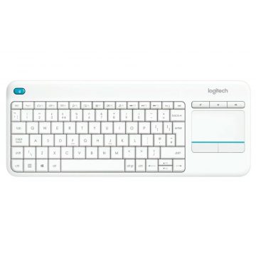   Logitech tipkovnica Touch K400 Plus / Wireless/ 2.4GHz/ Touchpad/ USB prijemnik/ CZ/ Bijela