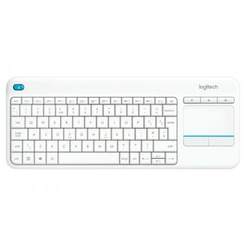 Logitech tipkovnica Touch K400 Plus / Wireless/ 2.4GHz/ Touchpad/ USB prijemnik/ CZ/ Bijela