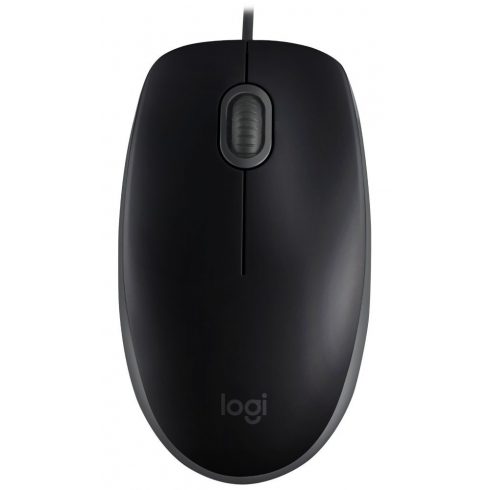 Logitech miš B110 Silent/ 3 tipke/ 1000dpi/ USB/ crni