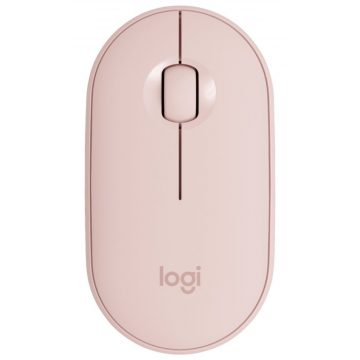   Logitech miš Pebble M350/ bežični/ 3 tipke/ 1000dpi/ Bluetooth/ USB/ roza