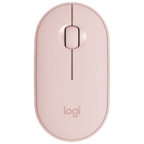 Logitech miš Pebble M350/ bežični/ 3 tipke/ 1000dpi/ Bluetooth/ USB/ roza