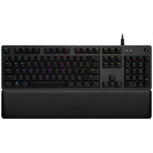 Logitech gaming tipkovnica G513 LIGHTSYNC RGB/ mehanička/ GX Brown/ USB/ US raspored/ Carbon