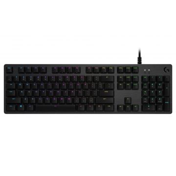   Logitech gaming tipkovnica G512 LIGHTSYNC RGB/ mehanička/ GX crvena/ USB/ US raspored/ Carbon