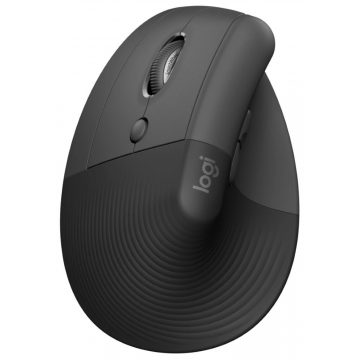   Logitech Lift Lift Vertical Ergonomic Mouse - Graphite Vertical mouse, optički, 6 tipki, bežični, USB+Bluetooth