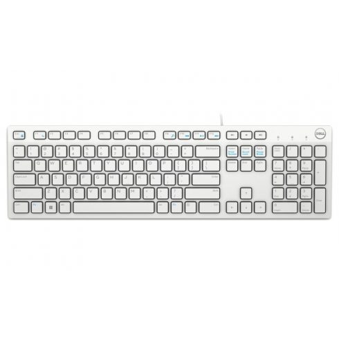 DELL tipkovnica KB216/ multimedijska/ UK/Irska / USB/ žična/ bijela