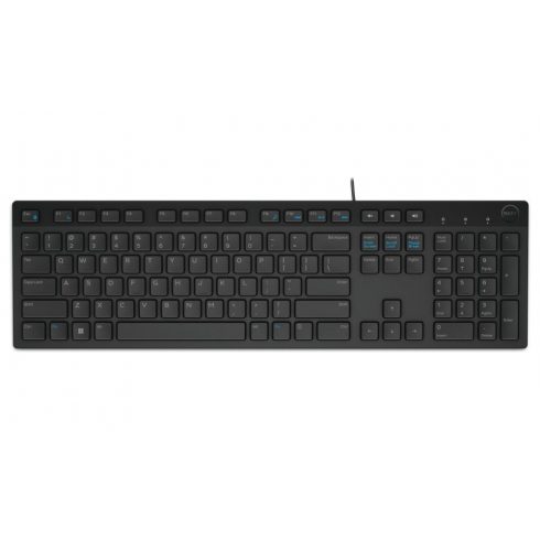 DELL tipkovnica KB216/ multimedijska/ mađarska/ mađarska/ USB/ žična/ crna