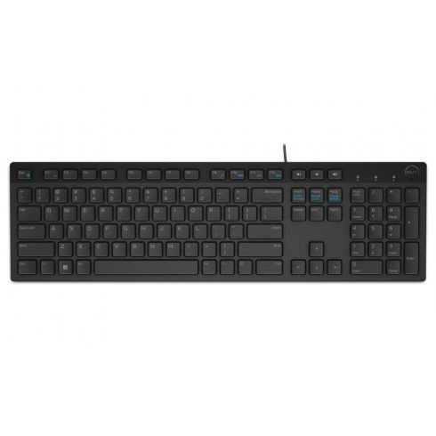 DELL tipkovnica KB216/ multimedijska/ švedska/ finska/ USB/ žična/ crna