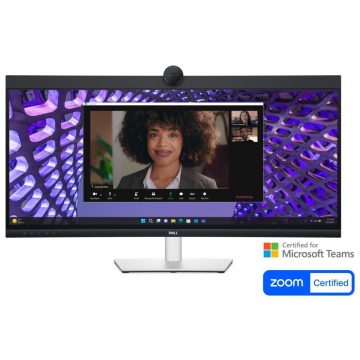   DELL P3424WEB/ 34" zakrivljen/ 21:9/ 3440 x 1440/ WQHD/ 1000:1/ 8ms/IPS/DP/HDMI/USB-C/4xUSB/RJ45/web kamera/3Y Basic on-s.