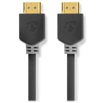   NEDIS High Speed HDMI 2.0 kabel s Ethernetom/ 4K@60Hz/ pozlaćeni HDMI-HDMI konektori/ antracit/ kutija/ 10m