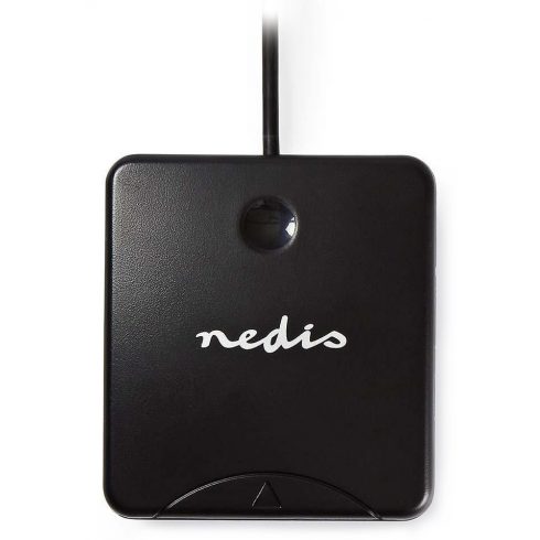 NEDIS čitač čip kartica CRDRU2SM1BK/ Smart Card ID-1/ eCitizen/ standardni biometrijski čipovi/ USB 2.0/ crni