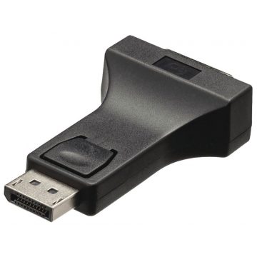   NEDIS DisplayPort adapter/ DisplayPort utikač - DVI-I utičnica 24+5p/ crna/ blister