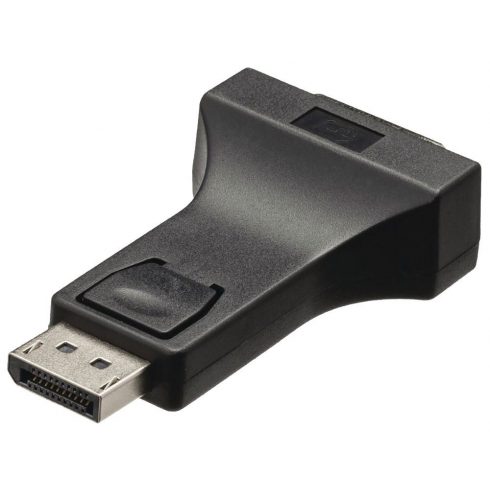 NEDIS DisplayPort adapter/ DisplayPort utikač - DVI-I utičnica 24+5p/ crna/ blister