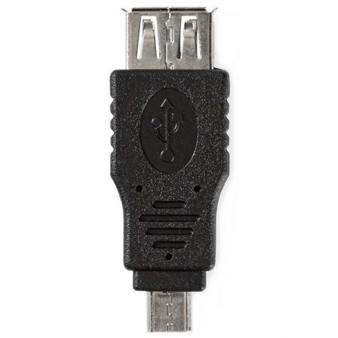 NEDIS USB 2.0 adapter/ USB micro B utikač - USB A utičnica/ crni/ blister