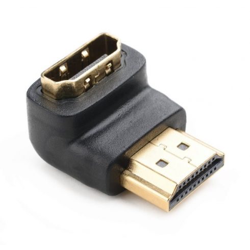 NEDIS HDMI adapter kutni 90°/ HDMI konektor - HDMI utičnica/ crni/ box