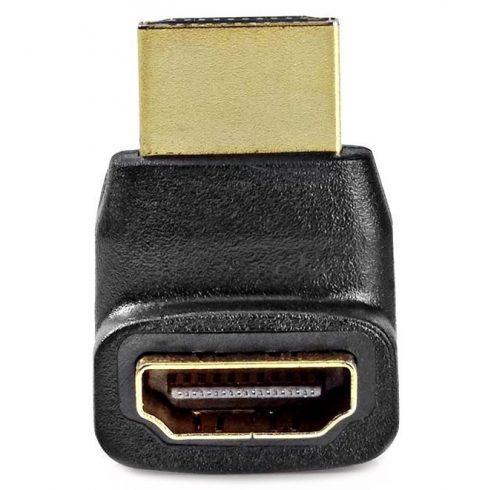 NEDIS HDMI adapter/ HDMI konektor - HDMI utičnica/ kutna 270°/ crna/ box