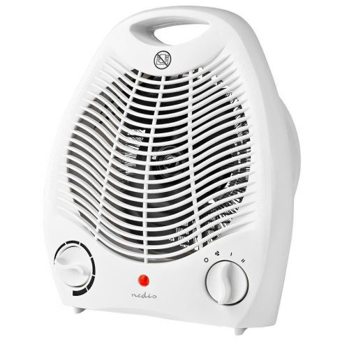 NEDIS ventilator toplog zraka/ termostat/ potrošnja 2000 W/ 2 načina grijanja/ zaštita od prevrtanja/ bijeli