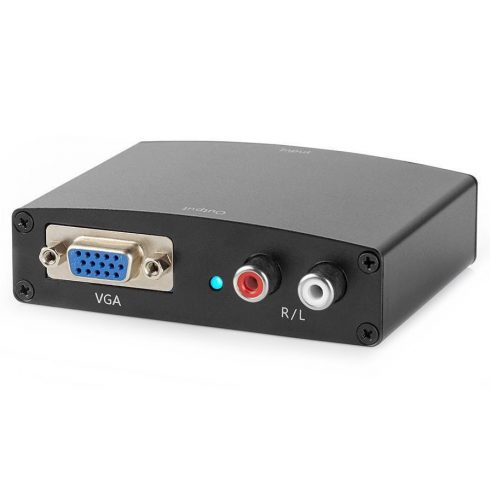 NEDIS pretvarač HDMI u VGA/ 2x RCA/ crni