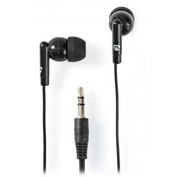   NEDIS žičane slušalice/ in-ear/ 3,5 mm jack/ kabel 1,20 m/ crne