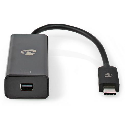 NEDIS kabelski adapter USB 3.2 Gen 1/ USB-C utikač - Mini DisplayPort utičnica/ okrugli/ crni/ 20 cm