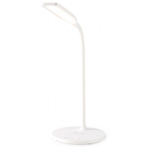 NEDIS LED lampa/ Qi punjenje/ 10W/ 100 - 240V/ prirodna, hladna, topla bijela/ prigušiva/ 350lm/ 2700 - 6500K/ bijela