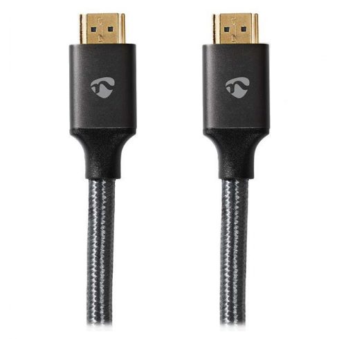 NEDIS PROFIGOLD Ultra High Speed HDMI 2.1 kabel/ 8K@60H/ pozlaćeni HDMI-HDMI konektori/ pamuk/ antracit/ BOX/ 3m