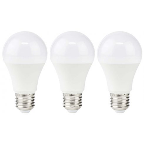 NEDIS LED žarulja E27/ A60/ 8 W/ 220 V/ 806 lm/ 2700 K/ topla bijela/ mat/ 3 kom.