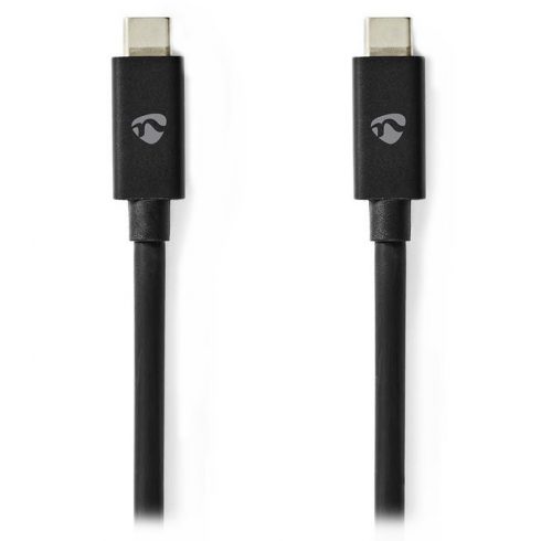 NEDIS kabel USB 4.0 Gen 3x2/ USB-C utikač - USB-C utikač/ 8K/ crni/ 2m