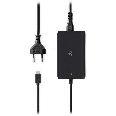 NEDIS univerzalni adapter za prijenosna računala/ 45 W/ 5 / 9 / 12 / 15 / 20 V DC/ 2,25 / 2,33 / 2,92 / 3,0 A/ USB-C