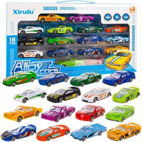 Automobili u boji/proljetni autići 1:64 - 16 kom. Kruzzel 20352