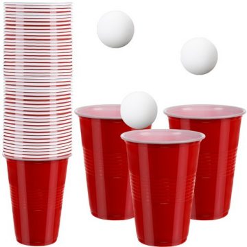 Igra Beer Pong - 50 šalica Ruhhy 21232