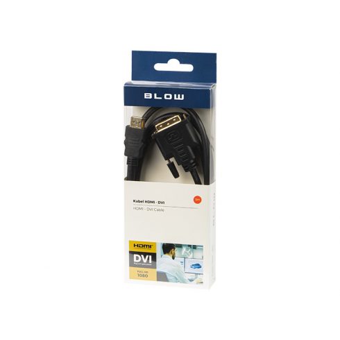 92-023# DVI-HDMI konektor 3m blister