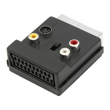   2566# Splitter Scart konektor-1xscart utičnica+3rca+svhs+prekidač