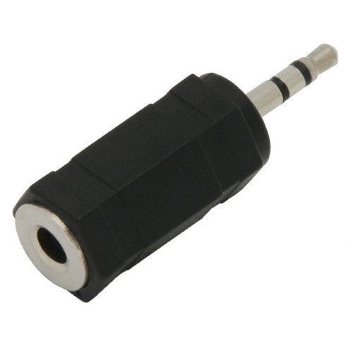 2207# Jack adapter: 2,5 utikač-3,5 utičnica, plastični stereo