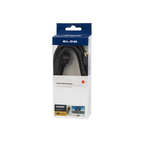 92-604# HDMI-HDMI klasični konektor, kutni, 3m