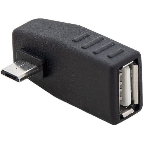 75-879# Adapter USB utičnica-USB konektor-microUSB konektor, kut.