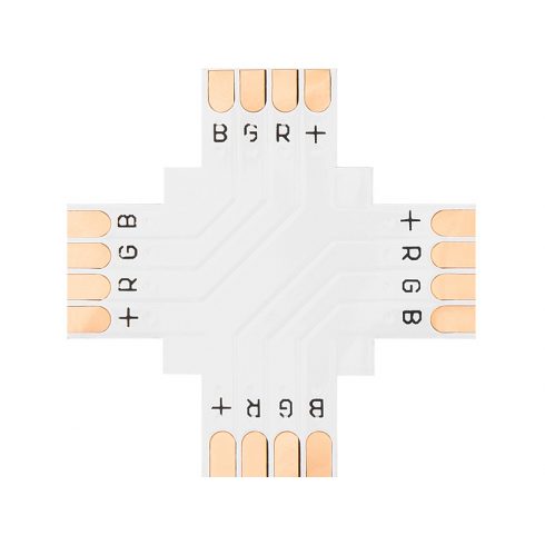 4885# Konektor "+" za 10 mm RGB LED trake