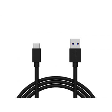   66-121# USB 3.0 a - usb-c konektor 0,5 m crna folija s mjehurićima