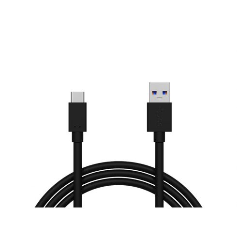 66-121# USB 3.0 a - usb-c konektor 0,5 m crna folija s mjehurićima