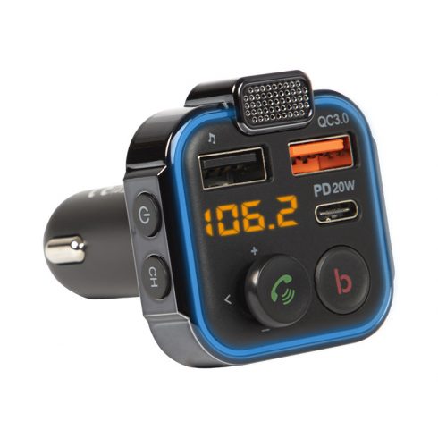 74-166# FM transmiter blow bluetooth 5.1+qc3.0 +pd 20w