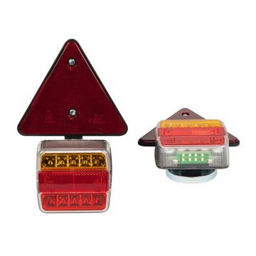 23-219# LED trokutasta lampa set za auto prikolicu