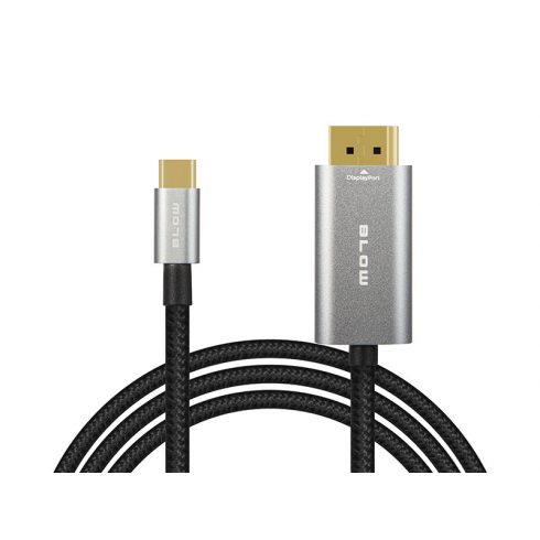 92-687# Display port konektor - USB-C 2m pletenica