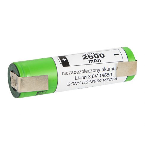 85-598# Baterija 18650 Li-ion 2kom 2600mah ploče 3.6v Sony/Murata + kutija