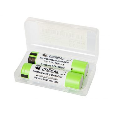   85-615# Baterija 18650 Li-ion 2900mah 3.6v 2 kom panasonic + kutija za dvije baterije