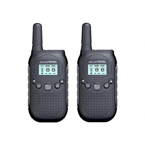 24-929# PMR BF-T6 Radio 2W 2kom Crni Baofeng