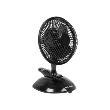   44-023# Stolni ventilator 6"/15cm Clip 25" 2 u 1 crni