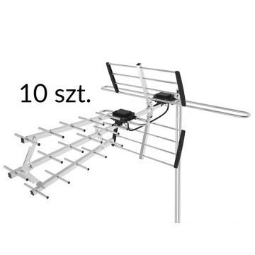 21-053# DVB-T antena atd27s vhf/uhf mux8 pasivna 10 paketa