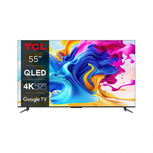 TCL 55" TV Qled GoogleTV DVB-T2/C/S2 H.265 HEVC